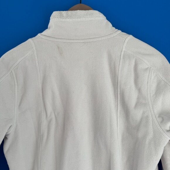 The North Face Fleece Jacket Women's White Fuzzy Warm Soft Outdoors - M - Picture 7 of 7
